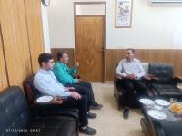 دیدار رئیس و معاون مرکز تحقیقات ملی آبزیان آب‌های شور با سرپرست جدید جهاد کشاورزی بافق
