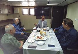 بازدید از کشتی تحقیقاتی گیلان