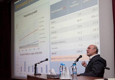 نشست هم اندیشی تحقق پروژه اقتصاد مقاومتی پرورش ماهی در قفس