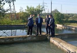 بازديد رئیس موسسه از سايت ريز جلبكي پارسيان در شهرک فناوری فشتام و سايت پرورش ماهيان گرمابي شركت گيل آبزي خزر