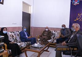 نشست مشترک با فرماندار بندر لنگه