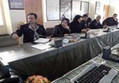 برگزاری جلسه دفاعیه  پروژه"بررسی تراکم ذخیره سازی میگو وانامی در پرورش با آب لب شور دریای خزر"