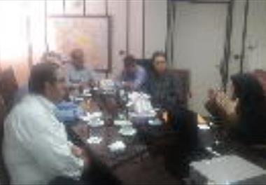 جلسه بررسی عملکرد مرکز تحقیقات ملی آبزیان آب شور-  بافق یزد