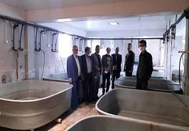 جلسه  با مسئولان شرکت مزرعه مدرن هیرکان