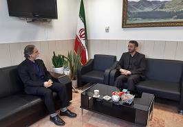 دیدار رییس مرکز تحقیقات ذخایر آبزیان آبهای داخلی گرگان با مدیر کل دفتر استاندار و روابط عمومی استانداری گلستان