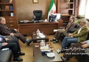 جلسه با رئیس سازمان مدیریت و برنامه ریزی استان گلستان