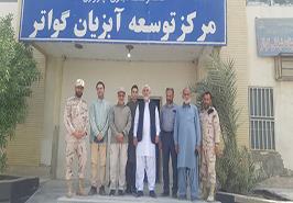 بازدید معاونت استانداری از مرکز تخلیه صید و مجتمع پرورش میگوی گواتر