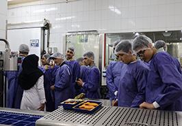 بازدید از خط تولید انواع محصولات شیلاتی