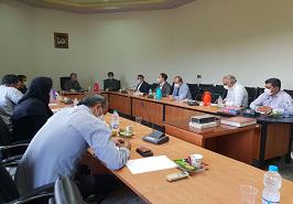 جلسه تخصصی رئیس موسسه تحقیقات علوم شیلاتی کشور با مدیران و کارشناسان شرکت تعاونی تولیدی 21 بیضاء