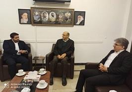 جلسه مشترک رئیس پژوهشکده اکولوژی دریای خزر با مدیر کل شیلات استان مازندران و رئیس پژوهشکده میگوی کشور