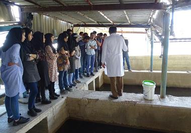 بازدید دانشجویان دانشگاه کازرون از مرکز تحقیقات یاسوج