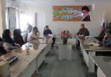 جلسه اعضای کارگروه ترویج و کارشناسان مرکز با کارشناسان مدیریت هماهنگی ترویج جهاد استان گلستان