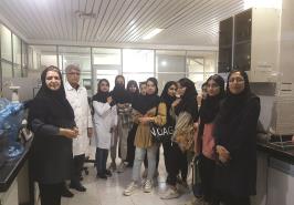 بازدید دانشجویی به مناسبت هفته پژوهش