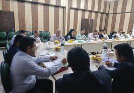 برگزاری جلسه کارگروه فنی و بهداشتی میگوی استان در مجتمع پرورش میگوی شهید صنعتی گواتر