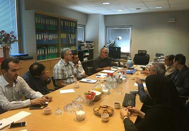 برگزاری جلسه با شرکت توسعه منابع آب و نیروی ایران