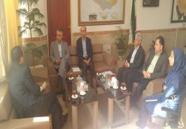 دیدار با رئیس سازمان برنامه و بودجه استان مازندران