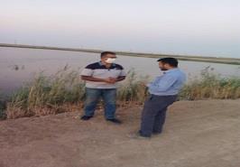 بازدید ترویجی رئیس ایستگاه تحقیقاتی ماهیان دریایی بندر امام خمینی از مزرعه پرورش ماهی فدک در خرمشهر