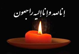 پیام دکتر بهمنی به مناسبت درگذشت یکی از همکاران پژوهشکده ساری