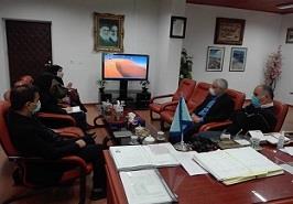 جلسه پیشرفت کار رهاسازی مستقیم بچه ماهیان سفید دریای خزر