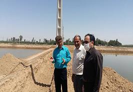 بازدید سرپرست پژوهشکده از سایت الگویی ترویجی پرورش کپورماهیان در سایت آزادگان