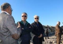 بازدید از پروژه پرورش صدف خوراکی