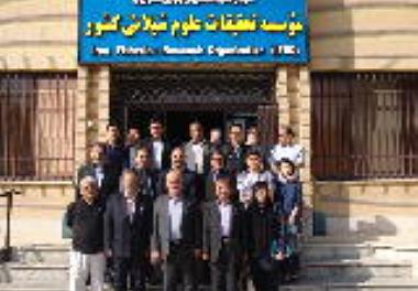 همکاری مشترک موسسه با شیلات کره جنوبی