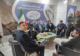 رئیس پژوهشکده آبزی‌پروری از نهمین نمایشگاه بین‌المللی شیلات بازدید کرد