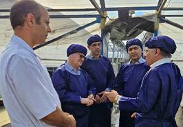 بازدید رییس سازمـان تحقیقات، آموزش و ترویـج کشاورزي از ایستگاه تحقیقاتی میگوی عاری از بیماری و پژوهشکده میگوی کشور