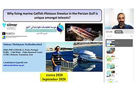 سخنرانی عضو هیأت علمی مرکز تحقیقات ماهیان سردآبی کشور در دومین کنفرانس بین المللی اقیانوس شناسی غرب آسیا