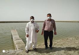 بازدید از سایت پرورش میگوی شهید صنعتی گواتر