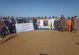 مشارکت در طرح پاکسازی زباله از بخش ساحلی شهرستان چابهار