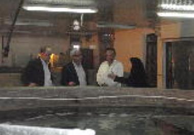 بازدید دکتر فیض آبادی از مرکز تحقیقات ملی آبزیان آبهای شور- یزد