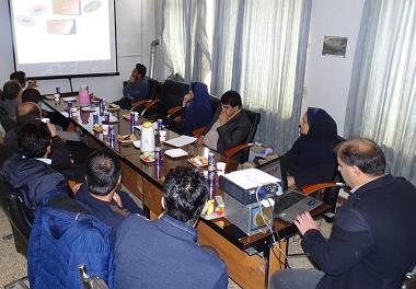 برگزاری جلسه دفاعیه پروژه  در مرکز تحقیقات ژنتیک و اصلاح نژاد ماهیان سردآبی شهید مطهری -  یاسوج.