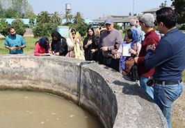 بازدید از انستیتو تحقیقات بین المللی ماهیان خاویاری