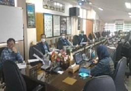 جلسه شورای پژوهشی در پژوهشکده اکولوژی دریای خزر_ ساری