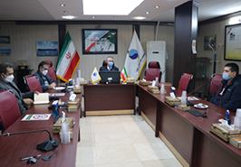 جلسه موسسه با مدیرعامل شرکت مکین دریا