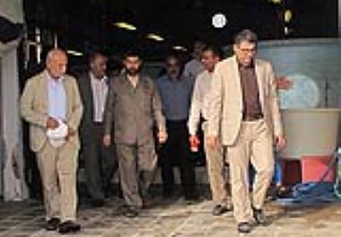 بازدید مقامات استان خوزستان از ایستگاه تحقیقاتی ماهیان دریایی بندرامام