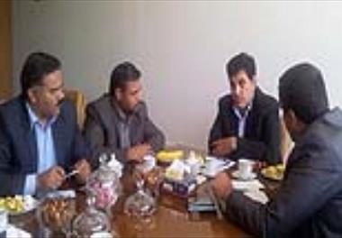 برگزاری نشست مشترک معاون تحقیقاتی موسسه تحقیقات علوم شیلاتی کشور با  مسئولین شهرستان بافق یزد 
