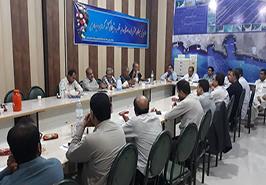 جلسه پیگیری رفع موانع تولید در حوزه شیلات و هماهنگی برداشت میگو