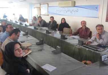 برگزاری جلسه دفاعیه  پروژه" انتخاب مکان مناسب جهت استقرار قفس"