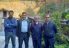 بازدید از مزارع پرورش ماهیان سردآبی در منطقه تالش استان گیلان