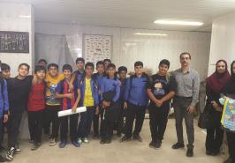 بازدید دانش‌آموزان از پژوهشكده میگوی كشور