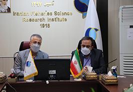 حضور معاون وزیر و رئیس سازمان شیلات ایران در موسسه