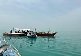 پایش صید لنگری با انجام گشت تحقیقاتی توسط محققان پژوهشکده آبزی پروری آب های جنوب کشور در خوریات ماهشهر و بندر امام خمینی (ره)