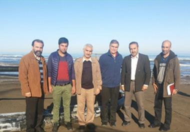 بازدید مجری طرح از مزرعه پرورش ماهی در قفس 