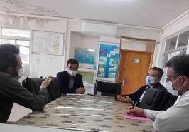 جلسه با مدیر عامل شرکت تعاونی 21 بیضا