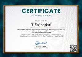 ارائه دو مقاله توسط همکاران پژوهشکده اکولوژی دریای خزر